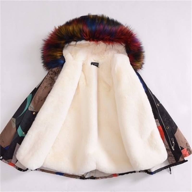 Children's down jacket children's wear heavy coat large children's large fur collar heavy winter wear high quality LJ201203