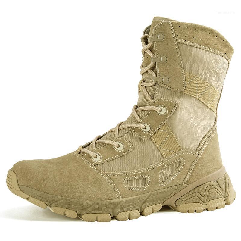 Outdoor Tactical Boots Men's Breathable Desert Combat Ankle Boots Autumn Militaty Shose Three Colors SM-271, Brown
Outdoor Tactical Boots Men's Breathable Desert Combat Ankle Boots Autumn Militaty Shose Three Colors SM-271, Brown