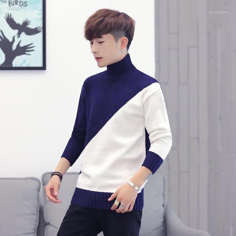 2020 Men's sweater winter autumn classic men's sweater turtleneck casual loose version of knitted solid color1, Black 
2020 Men's sweater winter autumn classic men's sweater turtleneck casual loose version of knitted solid color1, Black
