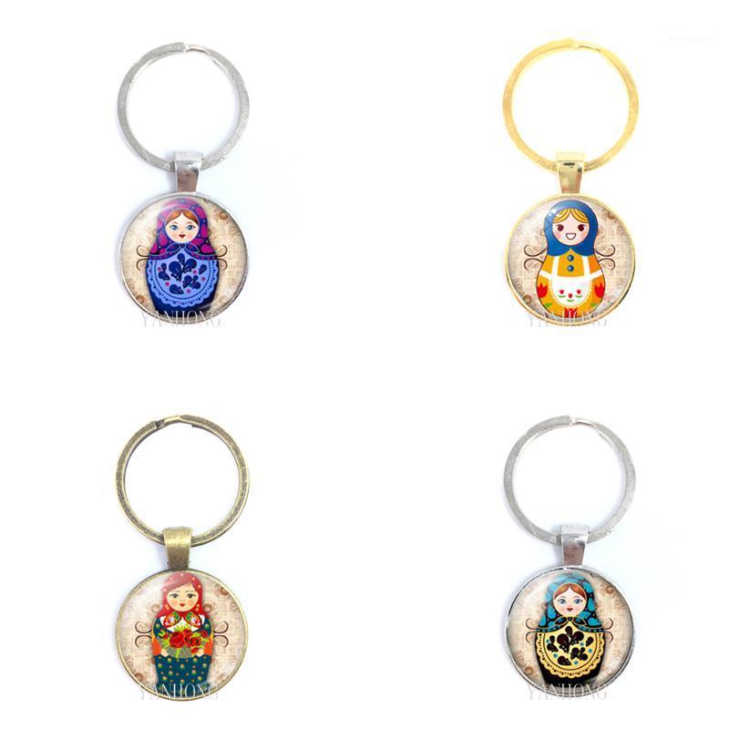 Bronze key chain Russian Doll metal key ring jewelry chain car wallet DIY accessories gift1
Bronze key chain Russian Doll metal key ring jewelry chain car wallet DIY accessories gift1