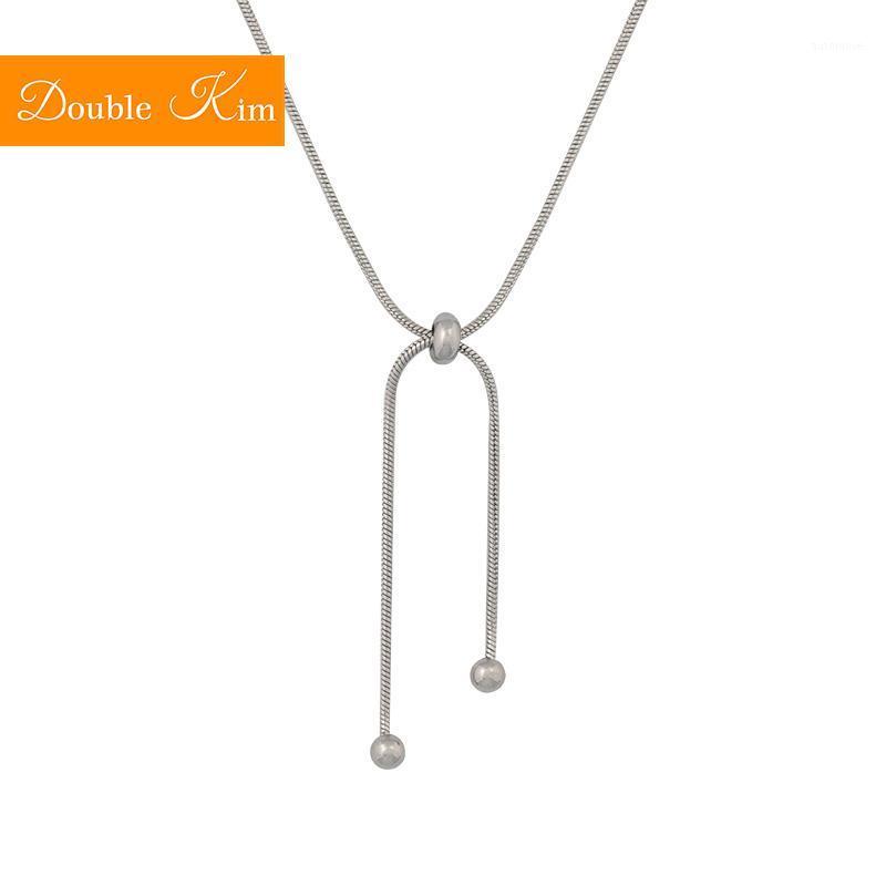 Adjustable Pendant Necklace Titanium Stainless Steel Chain Silver Color Trendy Women Jewelry Exquisite Gift Punk1
Adjustable Pendant Necklace Titanium Stainless Steel Chain Silver Color Trendy Women Jewelry Exquisite Gift Punk1
