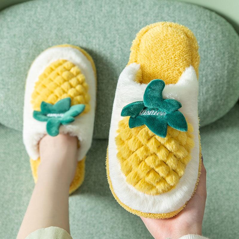 Lover Cotton Pineapple Unisex Slippers Autumn and Winter Home Women Flat Slippers Students Non-slip Warm Indoor Couple
Lover Cotton Pineapple Unisex Slippers Autumn and Winter Home Women Flat Slippers Students Non-slip Warm Indoor Couple