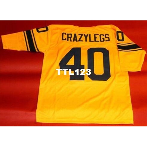 123 #40 ELROY CRAZYLEGS HIRSCH CUSTOM 3/4 SLEEVE College Jersey size s-4XL or custom any name or number jersey, Yellow
123 #40 ELROY CRAZYLEGS HIRSCH CUSTOM 3/4 SLEEVE College Jersey size s-4XL or custom any name or number jersey, Yellow