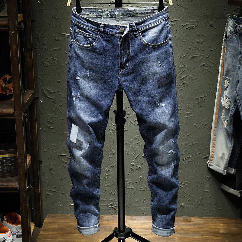 Mens Jeans in the spring of 2020 high street street youth fashion male elastic cultivate morality printed denim trousers, See chart
Mens Jeans in the spring of 2020 high street street youth fashion male elastic cultivate morality printed denim trousers, See chart
