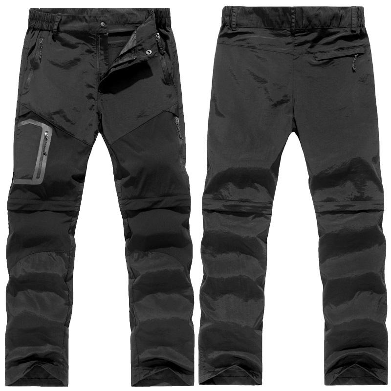 Solid Color Men' Waterproof Shorts Detachable Trousers Travel Climbing Zipper Pockets Sport Clothing Male Hiking Pants Oversize, Black
Solid Color Men' Waterproof Shorts Detachable Trousers Travel Climbing Zipper Pockets Sport Clothing Male Hiking Pants Oversize, Black