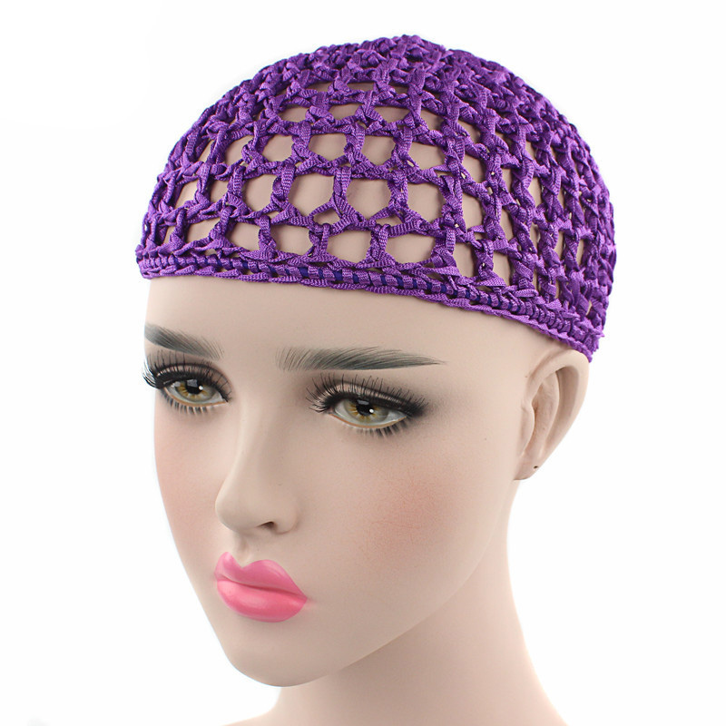 Hand-crocheted nightcaps Kufei hats Women's hair accessories Net pockets Hair nets Net caps 5 10 15 Pieces/lot