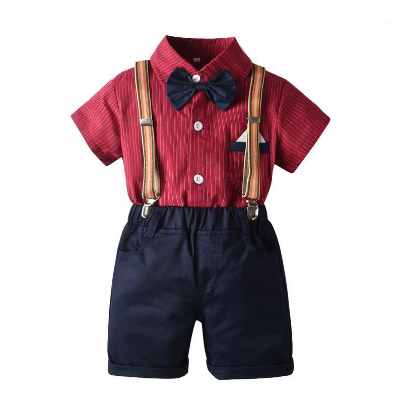 2-6Years Toddler Boys Gentleman Outfits Short Sleeve Bowtie Shirt + Bib Shorts 2 Piece Set1, As pic
2-6Years Toddler Boys Gentleman Outfits Short Sleeve Bowtie Shirt + Bib Shorts 2 Piece Set1, As pic