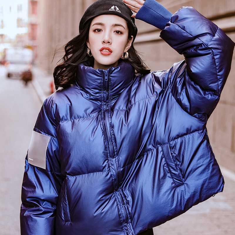 New Glossy Waterproof Female Jacket Parka Winter Jacket Women Fashion Windproof Warm Padded Down Parkas Female Coat Women 201019