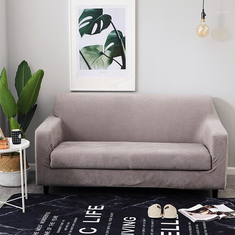 Plush Thicken Elastic Sofa Cover Solid Color Universal Sectional Slipcover 1/2/3/4 seater Stretch Couch Cover for Living Room1 
Plush Thicken Elastic Sofa Cover Solid Color Universal Sectional Slipcover 1/2/3/4 seater Stretch Couch Cover for Living Room1