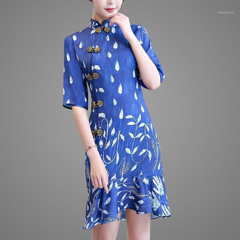 2020 Summer Chinese Traditional Women Short Sleeve Qipao Elegant Chiffon Cheongsam Plus Size Lady China Dress Party Qipao Short1, Red
2020 Summer Chinese Traditional Women Short Sleeve Qipao Elegant Chiffon Cheongsam Plus Size Lady China Dress Party Qipao Short1, Red