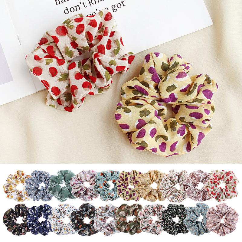 European and American Large Intestine Ring Hair Ring Woman With Ponytail Head Flower Floral Fashion Elastic Head Rope Accessory
European and American Large Intestine Ring Hair Ring Woman With Ponytail Head Flower Floral Fashion Elastic Head Rope Accessory