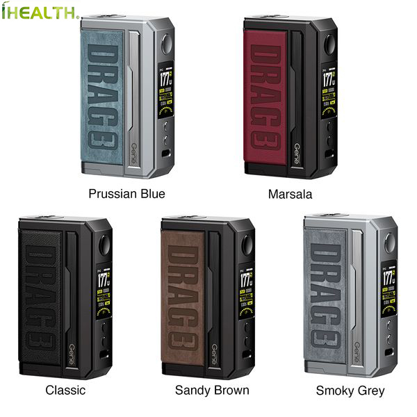 VOOPOO DRAG 3 177W TC Box MOD Supports single 21700/18650 battery Compatible with TPP & PnP &510 Platform
VOOPOO DRAG 3 177W TC Box MOD Supports single 21700/18650 battery Compatible with TPP & PnP &510 Platform
