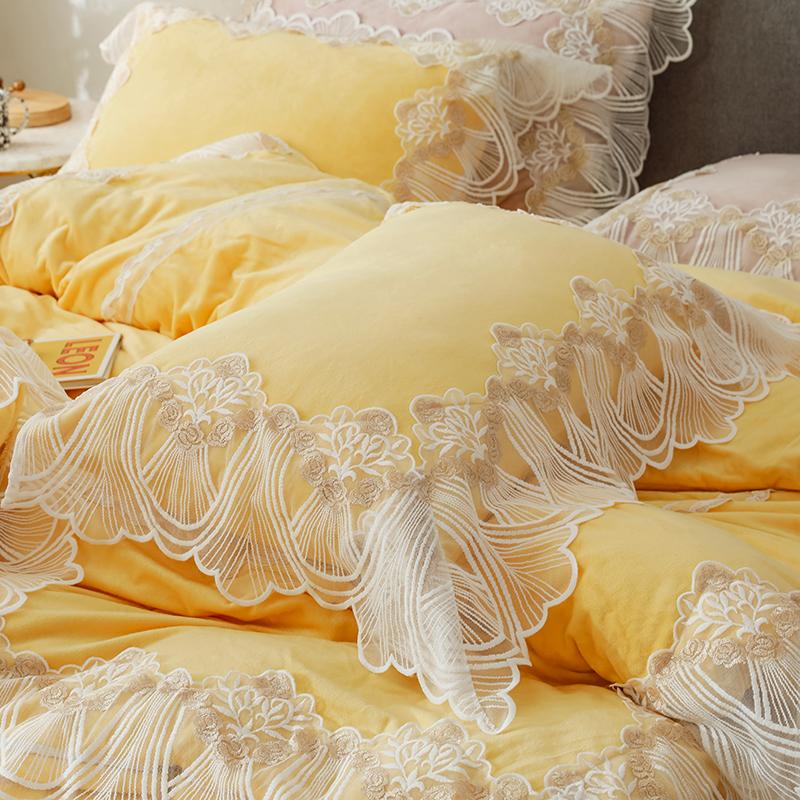 Princess Style Pillowcase with Embroidered Lace Soft Velvet Decorative Pillow Case for Girls Bed 1 Pair Pillow Cover 48x74cm, Pink
Princess Style Pillowcase with Embroidered Lace Soft Velvet Decorative Pillow Case for Girls Bed 1 Pair Pillow Cover 48x74cm, Pink