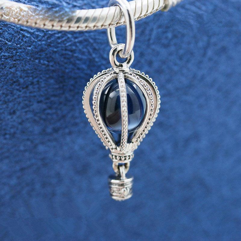 100% 925 Sterling Silver Blue Hot Air Balloon Pendant Charm Bead Fits European Pandora Jewelry Charm Bracelets, Black
100% 925 Sterling Silver Blue Hot Air Balloon Pendant Charm Bead Fits European Pandora Jewelry Charm Bracelets, Black