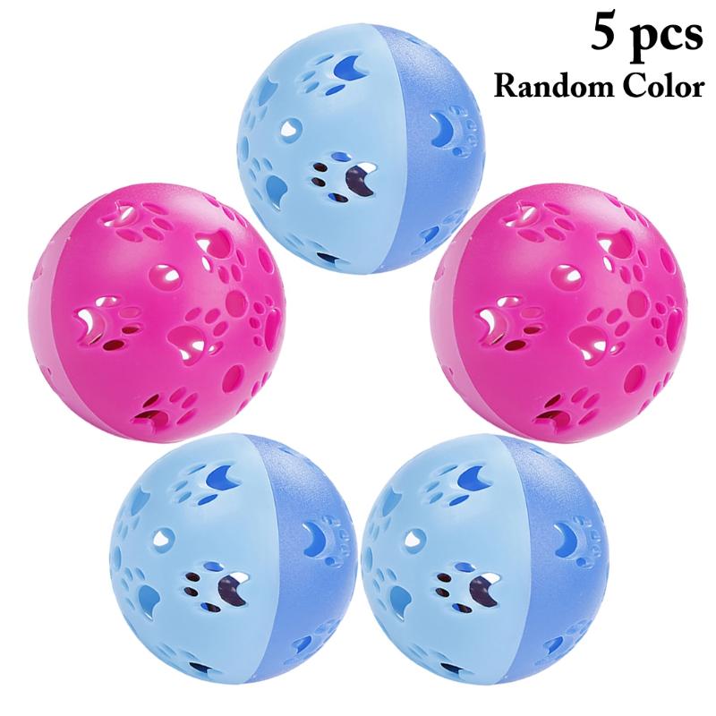 5pcs Hollow Ball Cat Toys Kitten Bell Toy Cat Rattle Ball Toy Kitten Toys Plastic Play Balls for Catch Cats Supplies
5pcs Hollow Ball Cat Toys Kitten Bell Toy Cat Rattle Ball Toy Kitten Toys Plastic Play Balls for Catch Cats Supplies