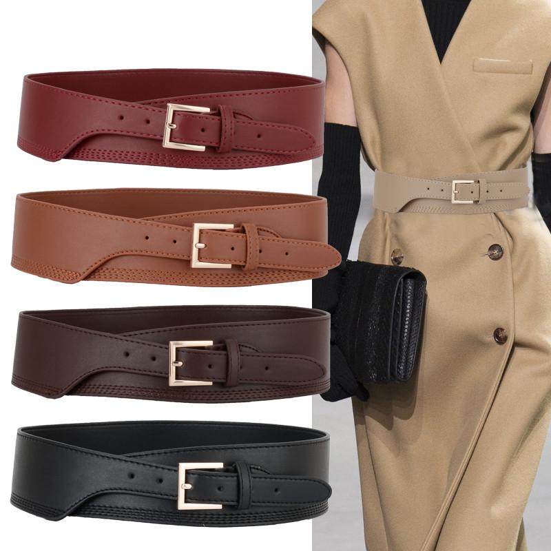 New Black PU Leather Cummerbunds Female coat Belt Woman Punk Wide gold pin buckle Waistbands Dress fashion Lady For party gifts
New Black PU Leather Cummerbunds Female coat Belt Woman Punk Wide gold pin buckle Waistbands Dress fashion Lady For party gifts
