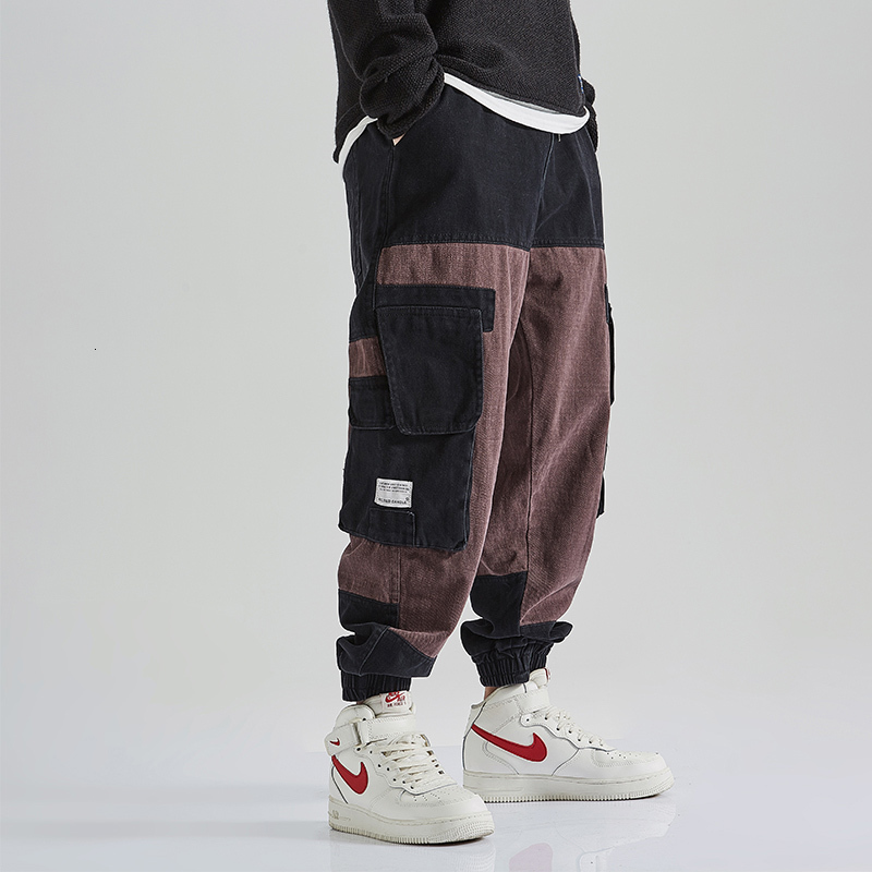 2021 New Fashion Men Fit Spliced Designer Multi Pockets Pants Streetwear Hip Hop Joggers Wide Leg Trousers Nesv, Black
2021 New Fashion Men Fit Spliced Designer Multi Pockets Pants Streetwear Hip Hop Joggers Wide Leg Trousers Nesv, Black