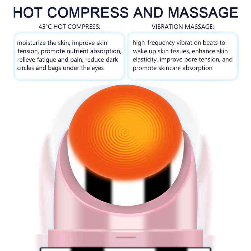 NXY Face Care Devices Ems Eye Massager Anti Wrinkle Massage Aging Usb Rechargeable for Face Electric Dark under Circles Remove 0222