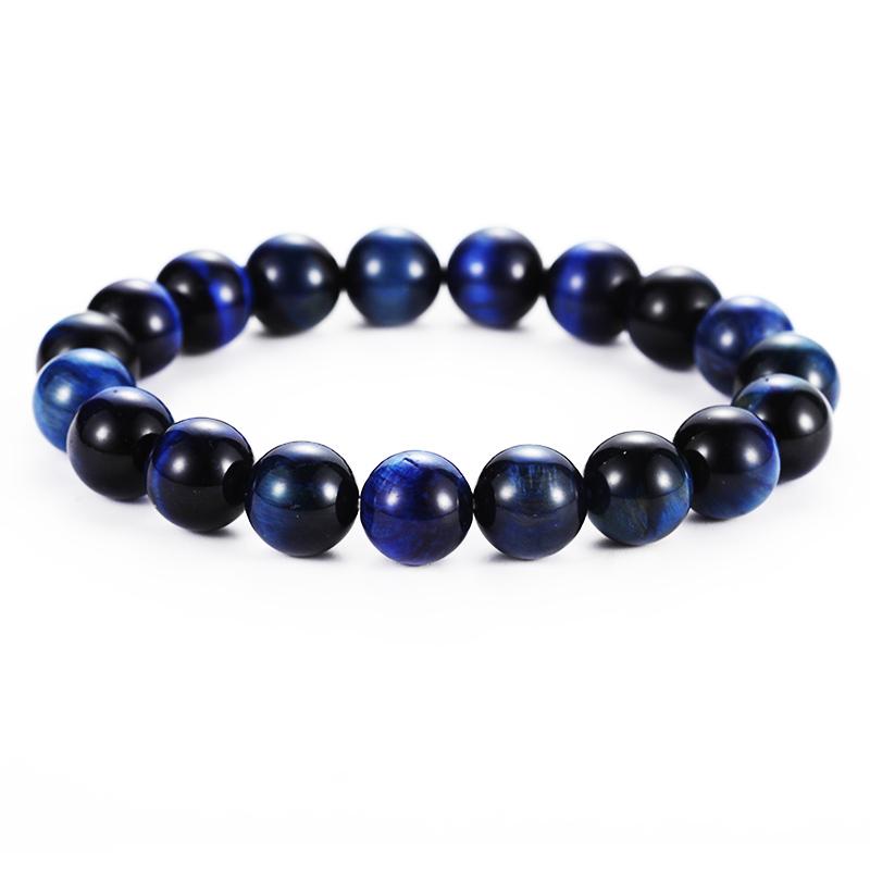 Charm Bracelets 2021 High Quality Men's Fashion Bracelet Natural Material Blue Tiger Eye Stone Beads Elastic And Women's Jewelry
Charm Bracelets 2021 High Quality Men's Fashion Bracelet Natural Material Blue Tiger Eye Stone Beads Elastic And Women's Jewelry