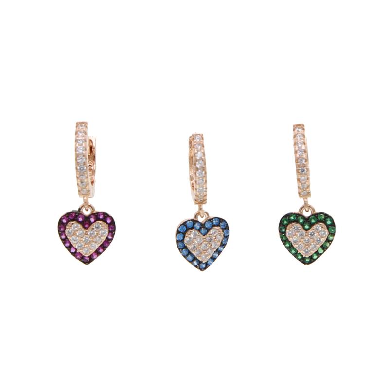 2021 New Arrival Metal Classic Geometric Women Dangle red blue heart Earrings Korean Crystal Earrings Temperament Fairy Jewelry
2021 New Arrival Metal Classic Geometric Women Dangle red blue heart Earrings Korean Crystal Earrings Temperament Fairy Jewelry