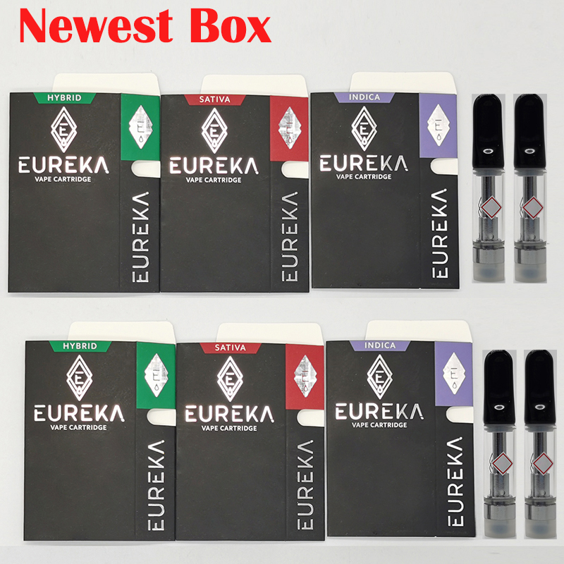 EUREKA Vape Pen Cartridges 0.8ml Screw Atomizers Childproof Packaging Empty Thick Oil Ceramic Coil Glass Vapes Tanks 510 Thread Battery Vaporizers Box
EUREKA Vape Pen Cartridges 0.8ml Screw Atomizers Childproof Packaging Empty Thick Oil Ceramic Coil Glass Vapes Tanks 510 Thread Battery Vaporizers Box