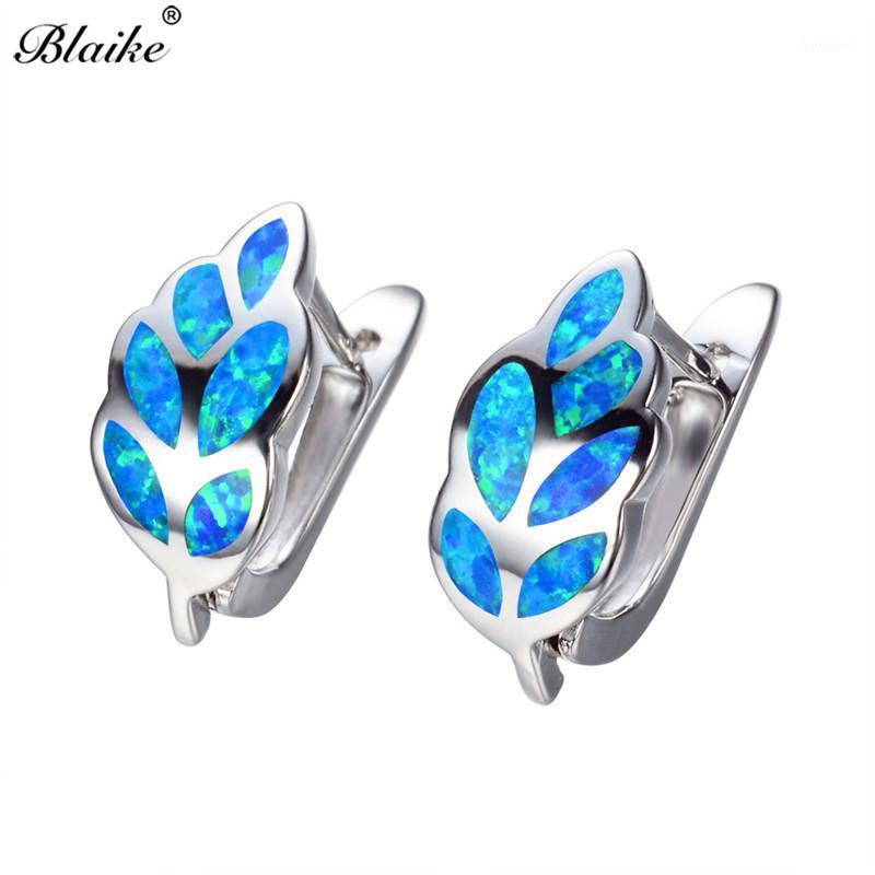 Blaike Cute Feather Blue Fire Opal Hoop Earrings For Women Silver Color Birthstone Leaf Earrings Wedding Jewelry1
Blaike Cute Feather Blue Fire Opal Hoop Earrings For Women Silver Color Birthstone Leaf Earrings Wedding Jewelry1