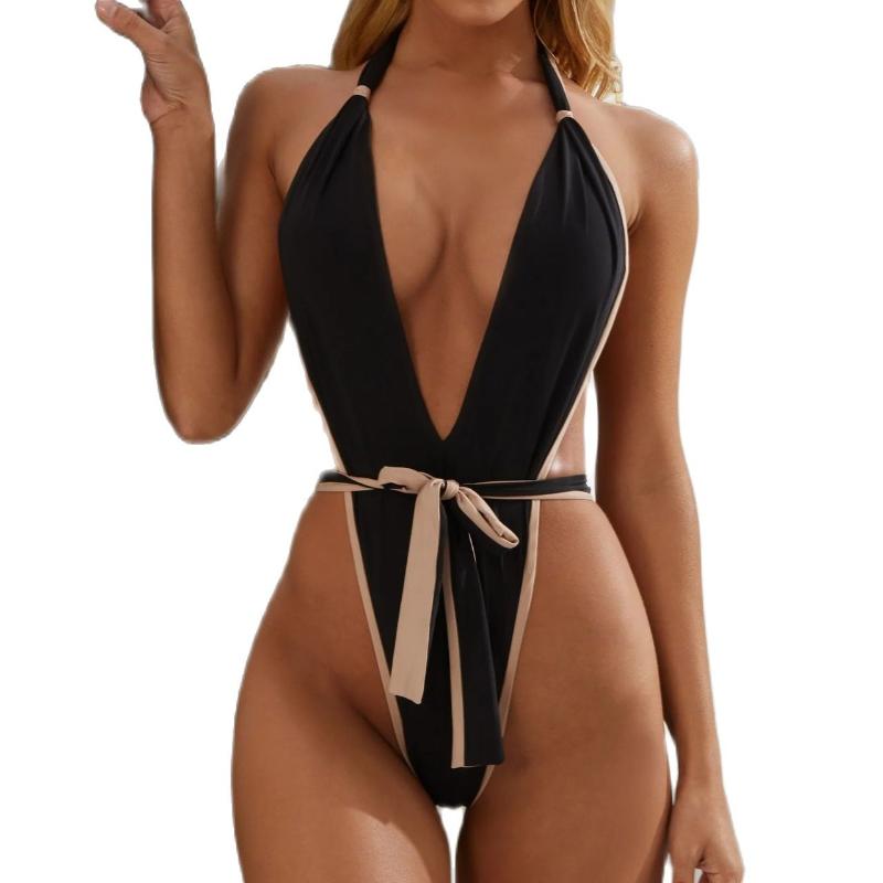 Women' Swimwear 2022 Sexy One Piece Swimsuit Women Solid Color Backless Bathing Suit Push Up Bikini, Black
Women' Swimwear 2022 Sexy One Piece Swimsuit Women Solid Color Backless Bathing Suit Push Up Bikini, Black