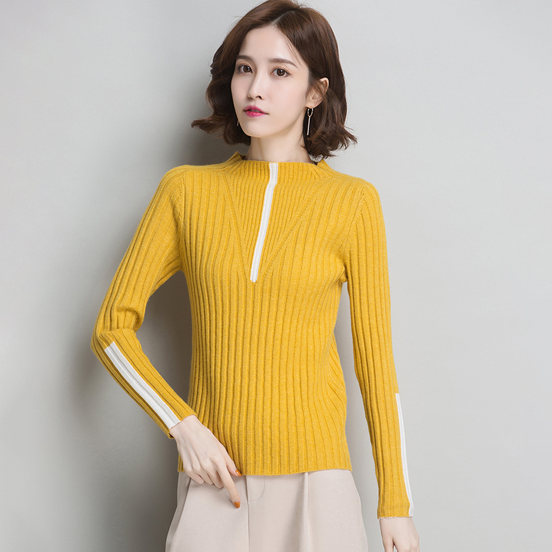 Women Turtleneck Women's Plus Size Knitted Turtleneck Winter Cashmere Sweater For Women Black 201222