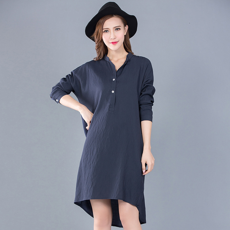 2021 Summer, the New Medium Section Fertilizer Plus Shirts Women's Dresses Big Sizes Are Cotton and Skirts of Mm Fat MPYU, Dark blue
2021 Summer, the New Medium Section Fertilizer Plus Shirts Women's Dresses Big Sizes Are Cotton and Skirts of Mm Fat MPYU, Dark blue