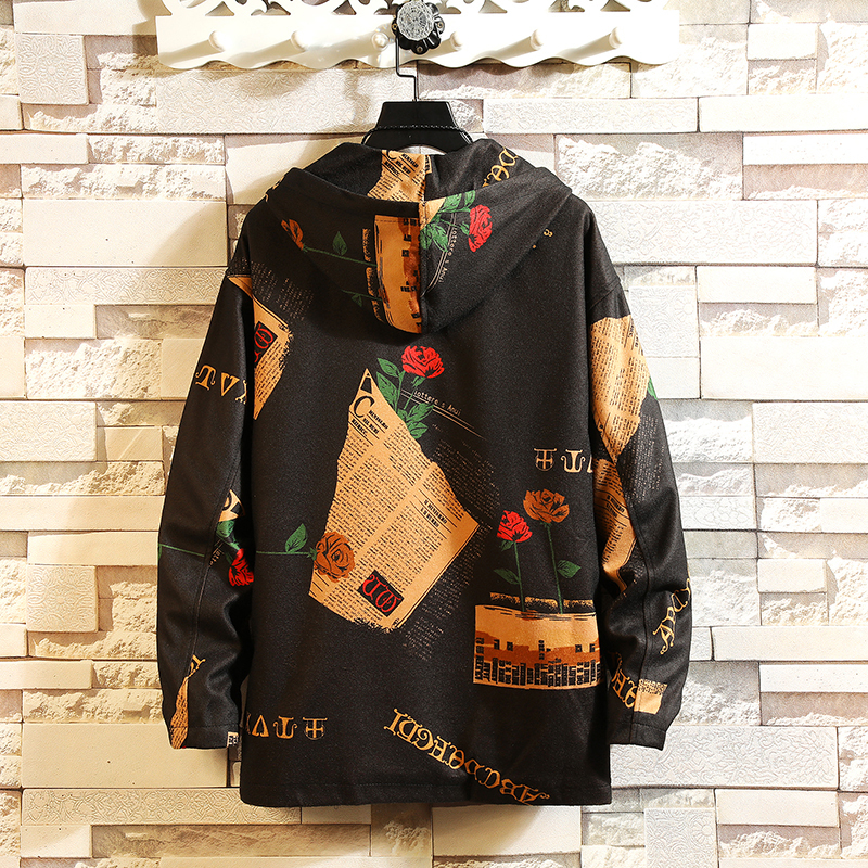 Privathinker INS Hooded Bomber Jackets Men 2020 Mens Streetwear Funny Print Windbreaker Male Korean Fashion Autumn Jackets Coats T200502