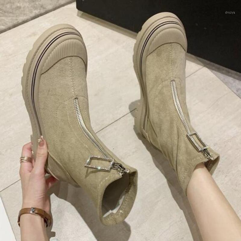 British style retro Suede Ankle Boots High Quality Fashion Casual flat Women's Boots New Skinny zapatos de mujer ll5821, Black
British style retro Suede Ankle Boots High Quality Fashion Casual flat Women's Boots New Skinny zapatos de mujer ll5821, Black