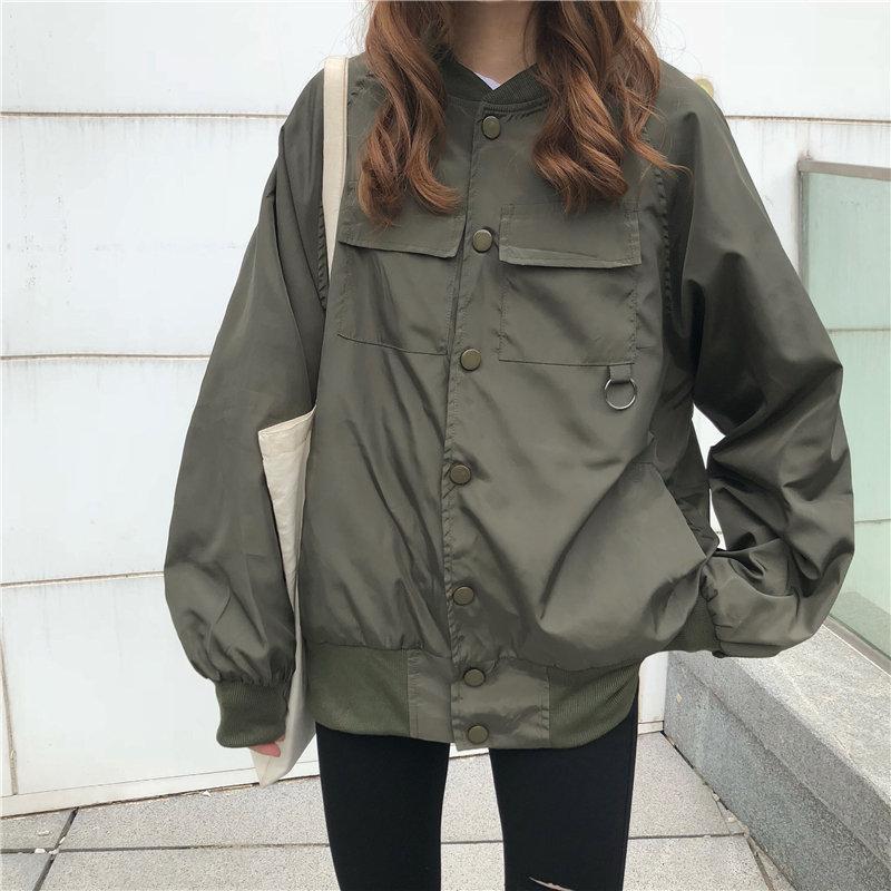 Alien Kitty Stylish All-Match High Street Casual Women Solid Chic Brief 2020 Loose Covered-Buttons Girls Autumn Korea Coats1, Black
Alien Kitty Stylish All-Match High Street Casual Women Solid Chic Brief 2020 Loose Covered-Buttons Girls Autumn Korea Coats1, Black