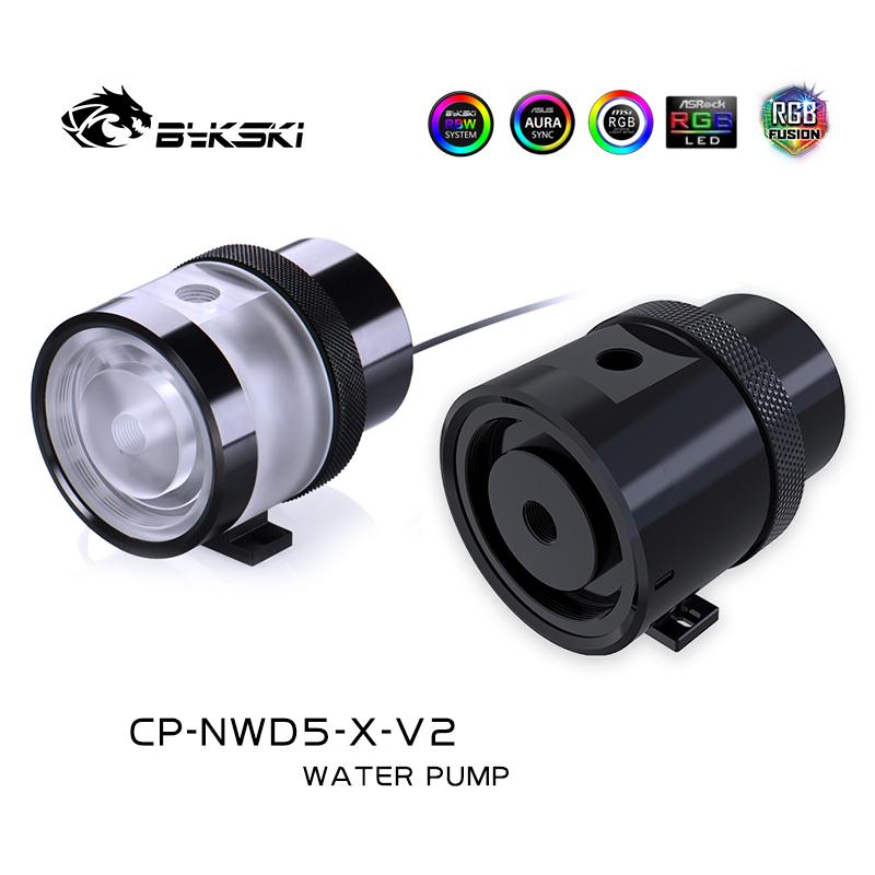 Bykski CP-NWD5-X-V2 D5 Pump Flow Meters Maximum Flow Lift 3.8M 1100L/H Symphony Luminous Pump 5V ARGB For PC Water Coolin
Bykski CP-NWD5-X-V2 D5 Pump Flow Meters Maximum Flow Lift 3.8M 1100L/H Symphony Luminous Pump 5V ARGB For PC Water Coolin