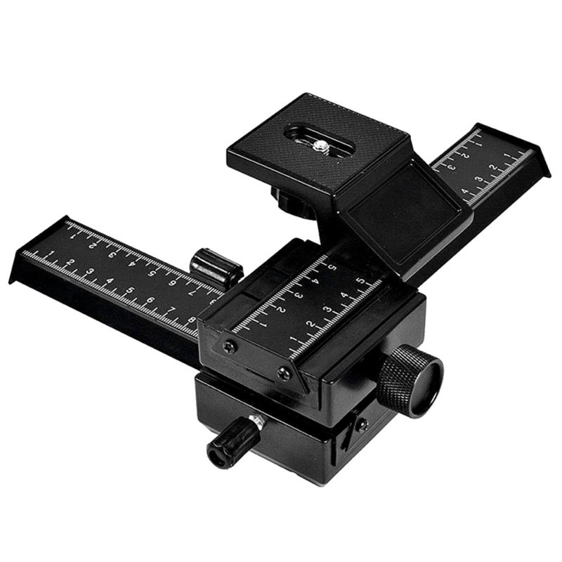 SHOOT 4-Way Macro Focusing Focus Rail Slider/Close-Up Shoot for Digital SLR Camera DC with Standard 1/4-Inch Screw Hole
SHOOT 4-Way Macro Focusing Focus Rail Slider/Close-Up Shoot for Digital SLR Camera DC with Standard 1/4-Inch Screw Hole