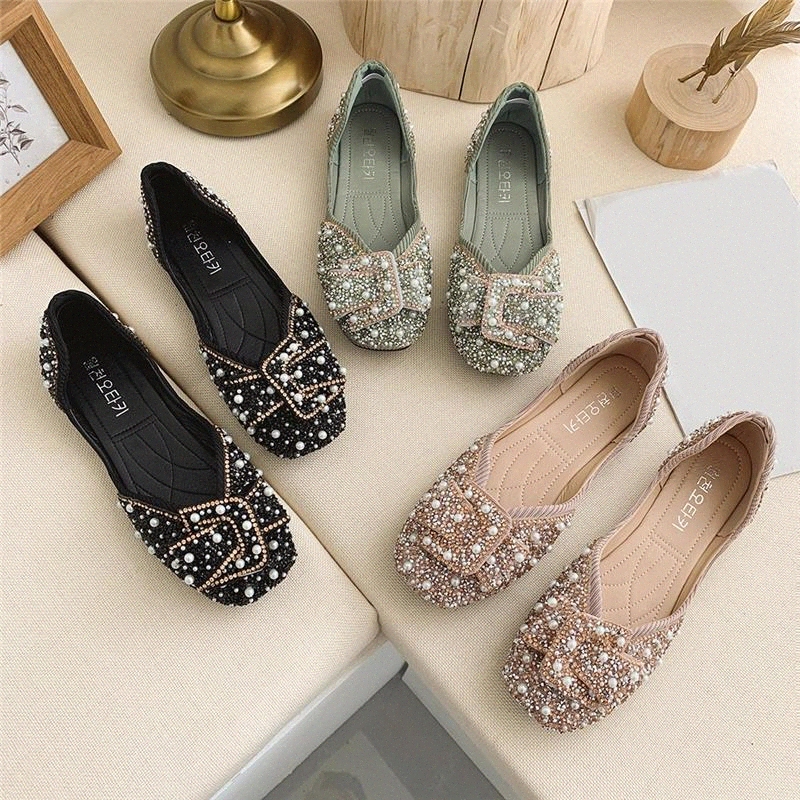 2020 Female Flat Shoes With Beautifully Rhinestone Bow Tie Fashion Spring Autumn Casual Peas Wild Women's Summer Shoes #Pp4A
2020 Female Flat Shoes With Beautifully Rhinestone Bow Tie Fashion Spring Autumn Casual Peas Wild Women's Summer Shoes #Pp4A