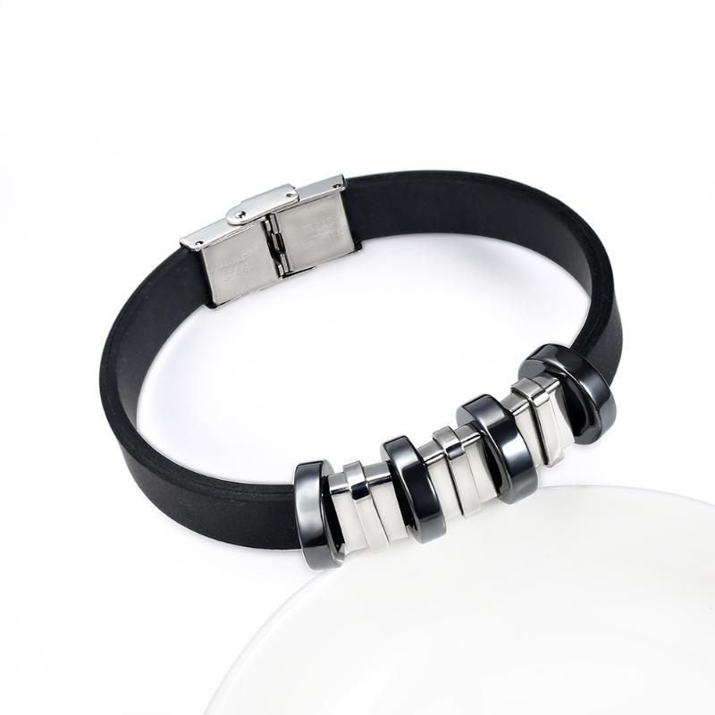 2021 Liujun Brand High Quality Stainless Steel Silicone Bracelet Fashion Men's Obsidian Accessories Jewelry Gifts for Friends
2021 Liujun Brand High Quality Stainless Steel Silicone Bracelet Fashion Men's Obsidian Accessories Jewelry Gifts for Friends