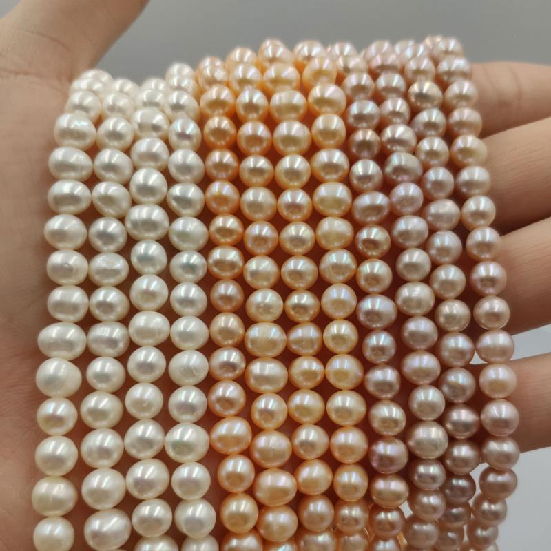 6-7mm Oval Natural Freshwater Pearl Choker Necklace For Women DIY Jewelry 37cm Single Strand 14.5
6-7mm Oval Natural Freshwater Pearl Choker Necklace For Women DIY Jewelry 37cm Single Strand 14.5