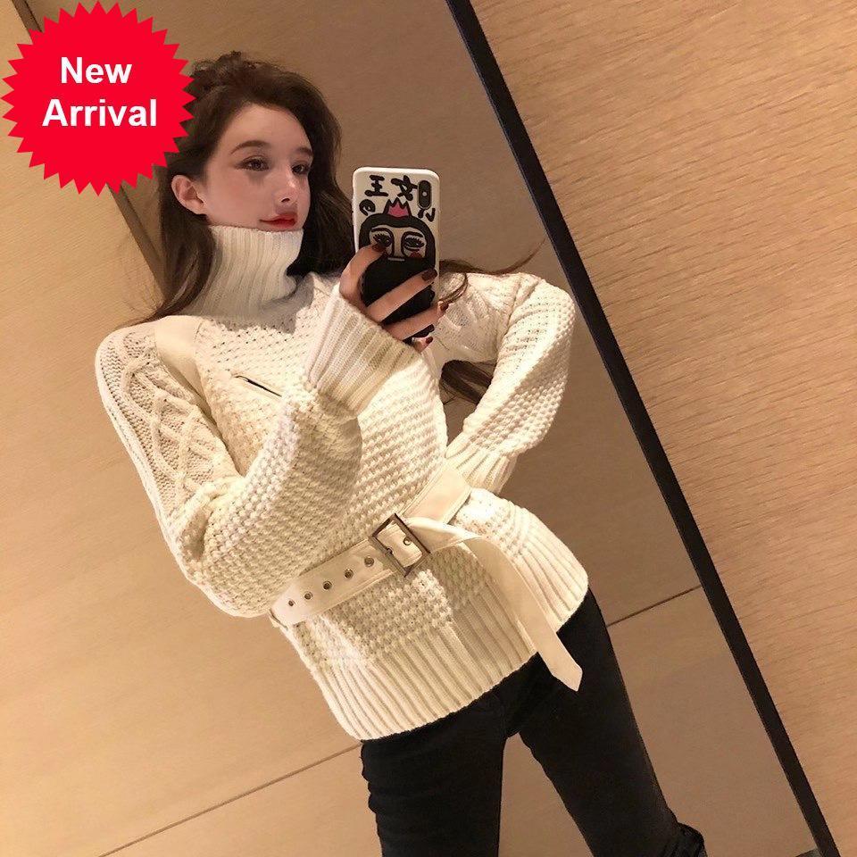 Autumn 2021 New and Winter New High-neck with Retro-elegant Stylish Fancy Hot White Long-sleeved Sweater 1CZL, Beige
Autumn 2021 New and Winter New High-neck with Retro-elegant Stylish Fancy Hot White Long-sleeved Sweater 1CZL, Beige