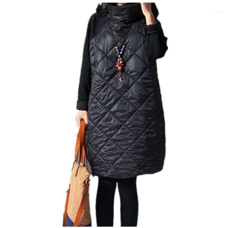 Wholesale- 2016 Fashion Autumn Loose Straight Dress Patchwork Black Ropa Mujer Turtleneck Down Female Vestidos Tunic Winter Dresses1, Gray
Wholesale- 2016 Fashion Autumn Loose Straight Dress Patchwork Black Ropa Mujer Turtleneck Down Female Vestidos Tunic Winter Dresses1, Gray