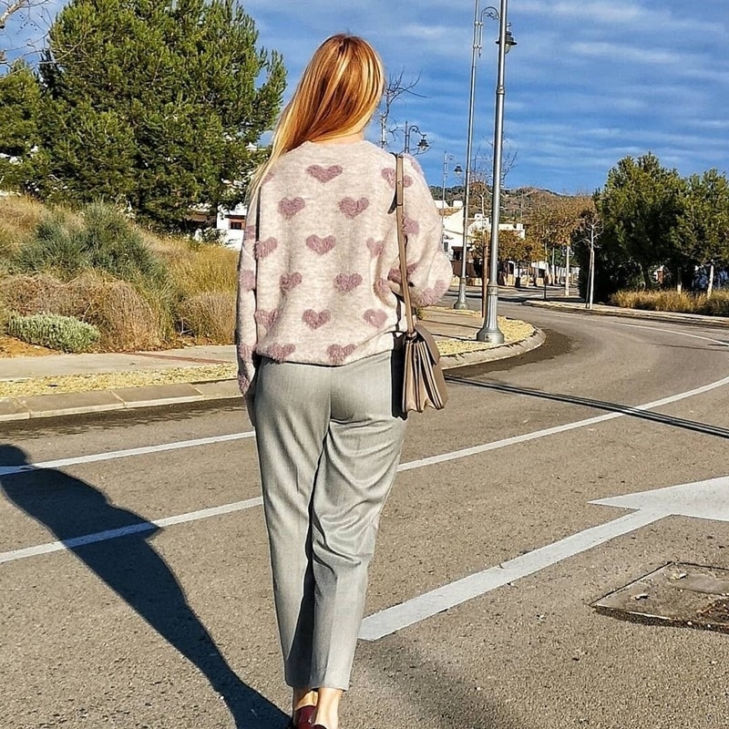 Heart Pattern Knit Pullover Oversized Sweater Women Jumper Winter Soft & Warm Cute Long Sleeve Fluffy Knitwear Female C-030 201203, Hot pink
Heart Pattern Knit Pullover Oversized Sweater Women Jumper Winter Soft & Warm Cute Long Sleeve Fluffy Knitwear Female C-030 201203, Hot pink