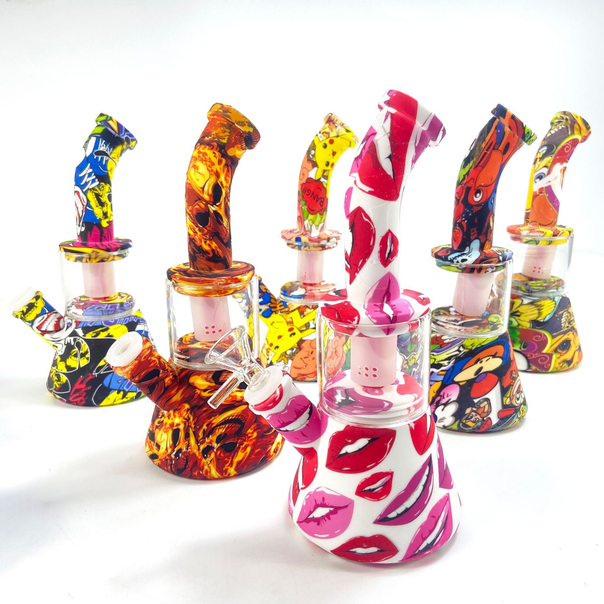Unbreakable Hookahs Filter Silicone Bongs Percolators Perc Removable Water smoking Pipes With Glass Bowl Mini Bong Dab Rig
Unbreakable Hookahs Filter Silicone Bongs Percolators Perc Removable Water smoking Pipes With Glass Bowl Mini Bong Dab Rig