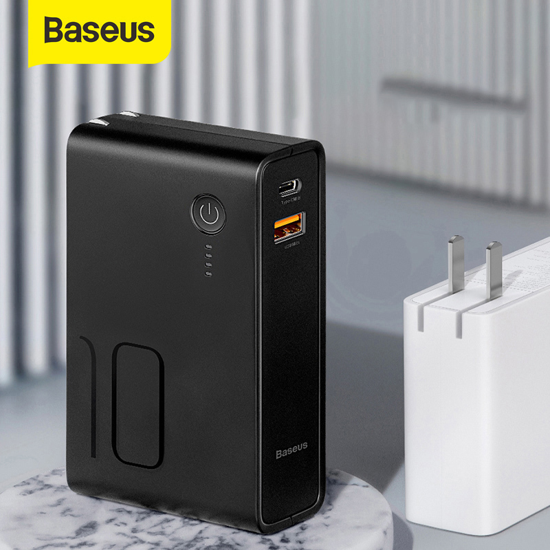 Baseus 10000mah Power Bank With USB Plug Quick Charge Powerbank Type C USB PD3.0 QC Fast Charger Portable Wall Charger For Phone Q0109
Baseus 10000mah Power Bank With USB Plug Quick Charge Powerbank Type C USB PD3.0 QC Fast Charger Portable Wall Charger For Phone Q0109