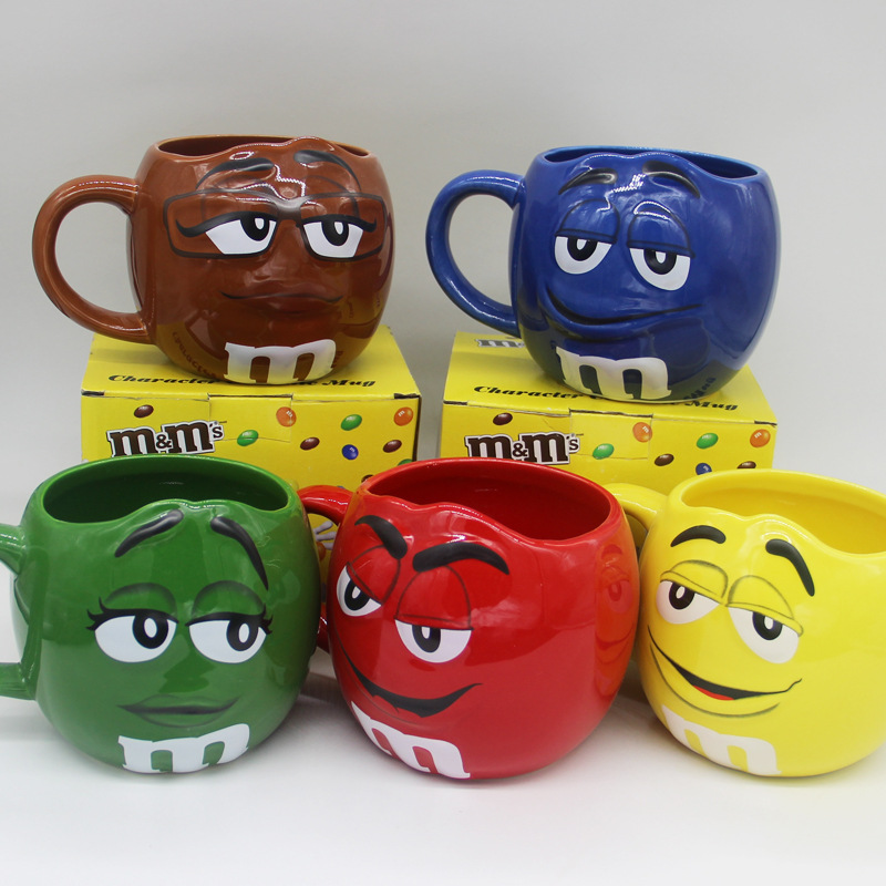 Creative 600ml m&m Beans Coffee Mugs Tea Cups and Mugs Cartoon Cute Expression Mark Large Capacity Drinkware Christmas Gifts, Green
Creative 600ml m&m Beans Coffee Mugs Tea Cups and Mugs Cartoon Cute Expression Mark Large Capacity Drinkware Christmas Gifts, Green