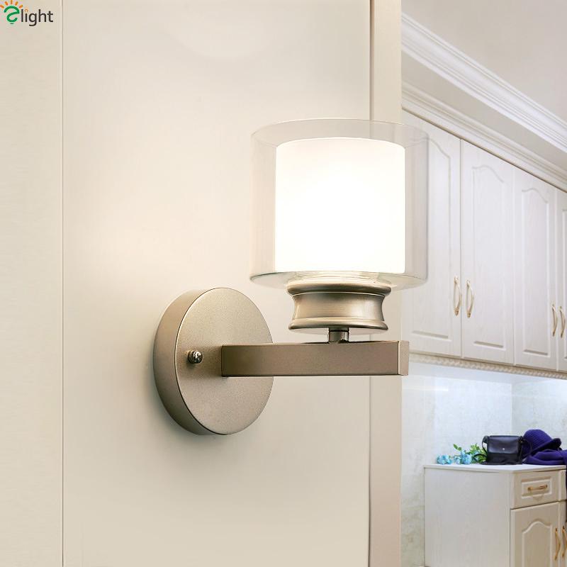 Modern Metal Led Wall Lights Lustre Glass Shades Bedroom Led Wall Lamp Living Room Light Fixtures Corridor Sconce
Modern Metal Led Wall Lights Lustre Glass Shades Bedroom Led Wall Lamp Living Room Light Fixtures Corridor Sconce