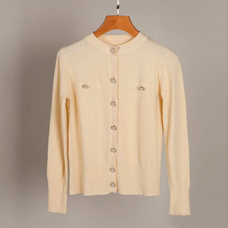 Knitted Short Cardigan For Women Korean Single Breasted Long Sleeve Women's Sweater Female Autumn Cardigans Sweater Female 201023