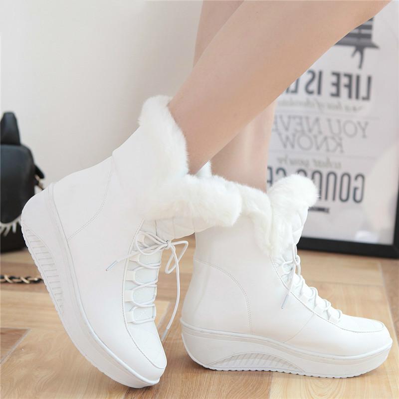 Winter Platform Shoes Snow Boots Women Leather Boots Wedges Lace Up Ankle Platform Warm Plush Fur Plus Size 35-44, 2502
Winter Platform Shoes Snow Boots Women Leather Boots Wedges Lace Up Ankle Platform Warm Plush Fur Plus Size 35-44, 2502