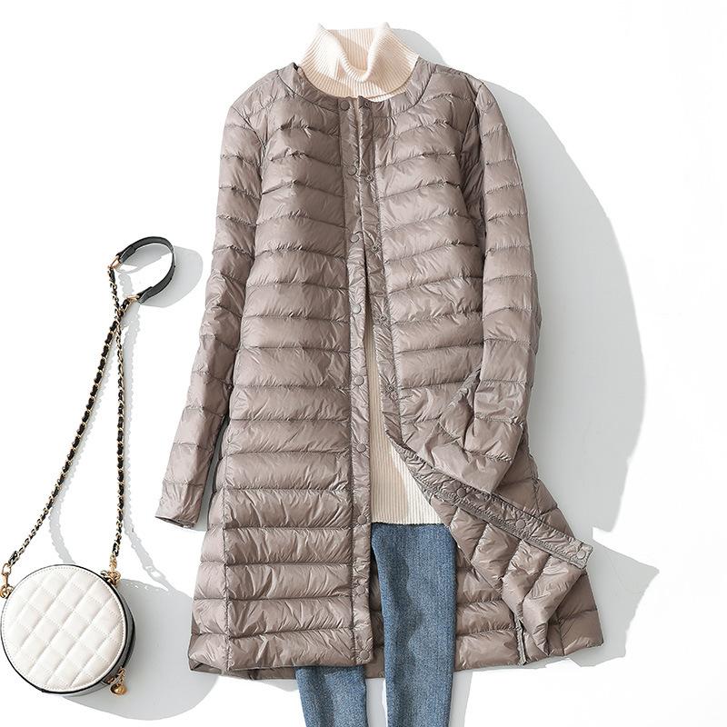 Women White Duck Puffer Jacket New 2020 Female Ultra Light Long Down Coat Autumn Winter Long Sleeve Single Breasted Parkas
Women White Duck Puffer Jacket New 2020 Female Ultra Light Long Down Coat Autumn Winter Long Sleeve Single Breasted Parkas