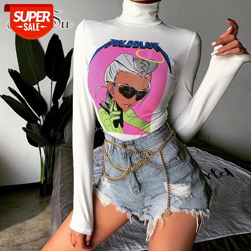 ArtSu Harajuku Print Sexy Long Sleeve Bodysuit Women White Turtleneck Bodysuits Bodycon Body Femme Streetwear ASJU20674 #aE2B, Black;white
ArtSu Harajuku Print Sexy Long Sleeve Bodysuit Women White Turtleneck Bodysuits Bodycon Body Femme Streetwear ASJU20674 #aE2B, Black;white