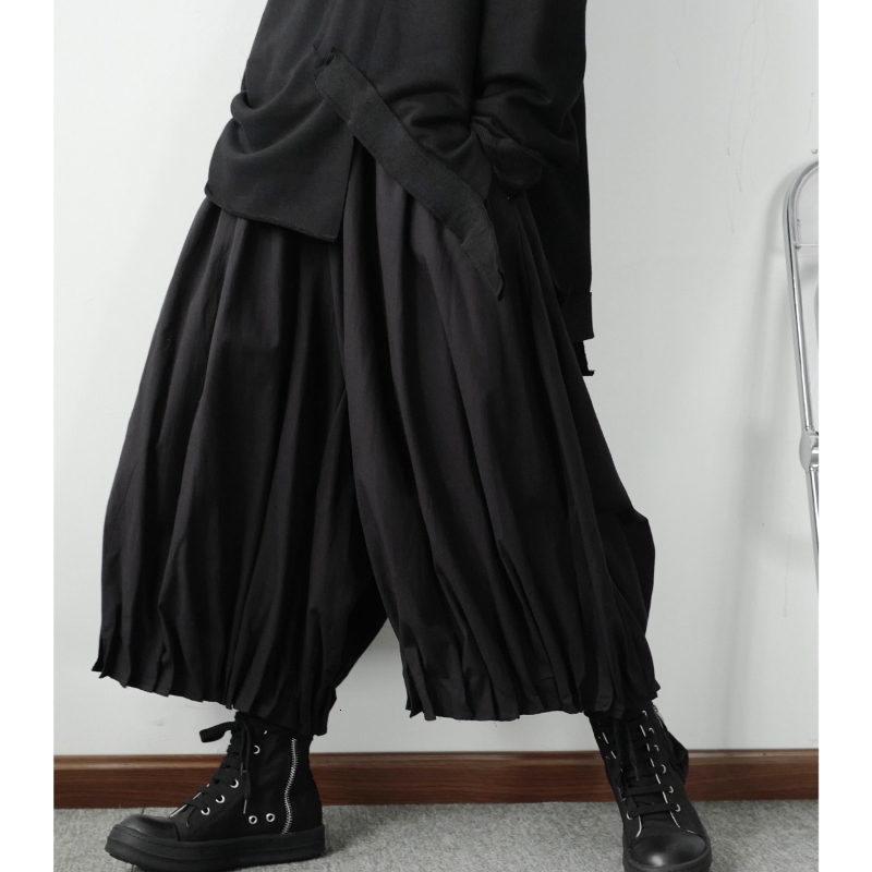 Style Men's Pants From Vintage Elastic Waistband Corridors Retro Hip Uomo Fashion Clothes, Black
Style Men's Pants From Vintage Elastic Waistband Corridors Retro Hip Uomo Fashion Clothes, Black
