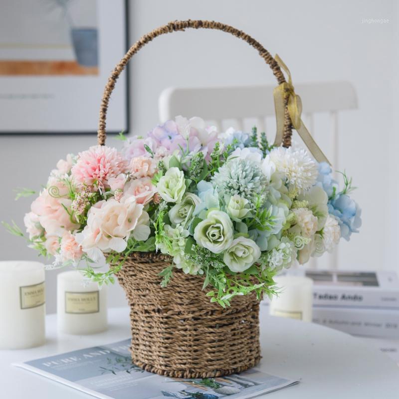 Artificial Flowers Wedding Decorative Fake Plants Cheap Silk Rose Bridal Bouquet Used for Bridesmaid Holding Vase for Home Decor1, Blue
Artificial Flowers Wedding Decorative Fake Plants Cheap Silk Rose Bridal Bouquet Used for Bridesmaid Holding Vase for Home Decor1, Blue